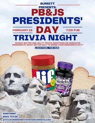 PB&Js Presidents' Day Trivia Night