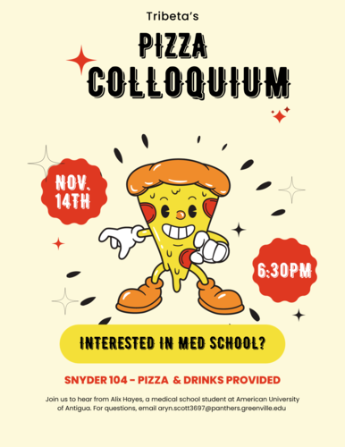 TriBeta Pizza Colloquium