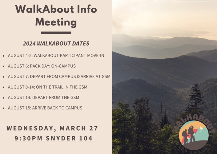 WalkAbout Info Meeting