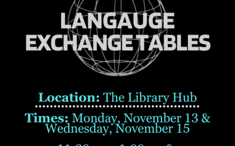 International Education Week - Language Exchange Tables