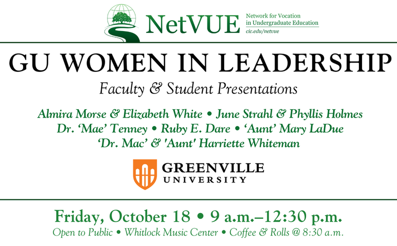 GU Women In Leadership Faculty & Staff Presentations