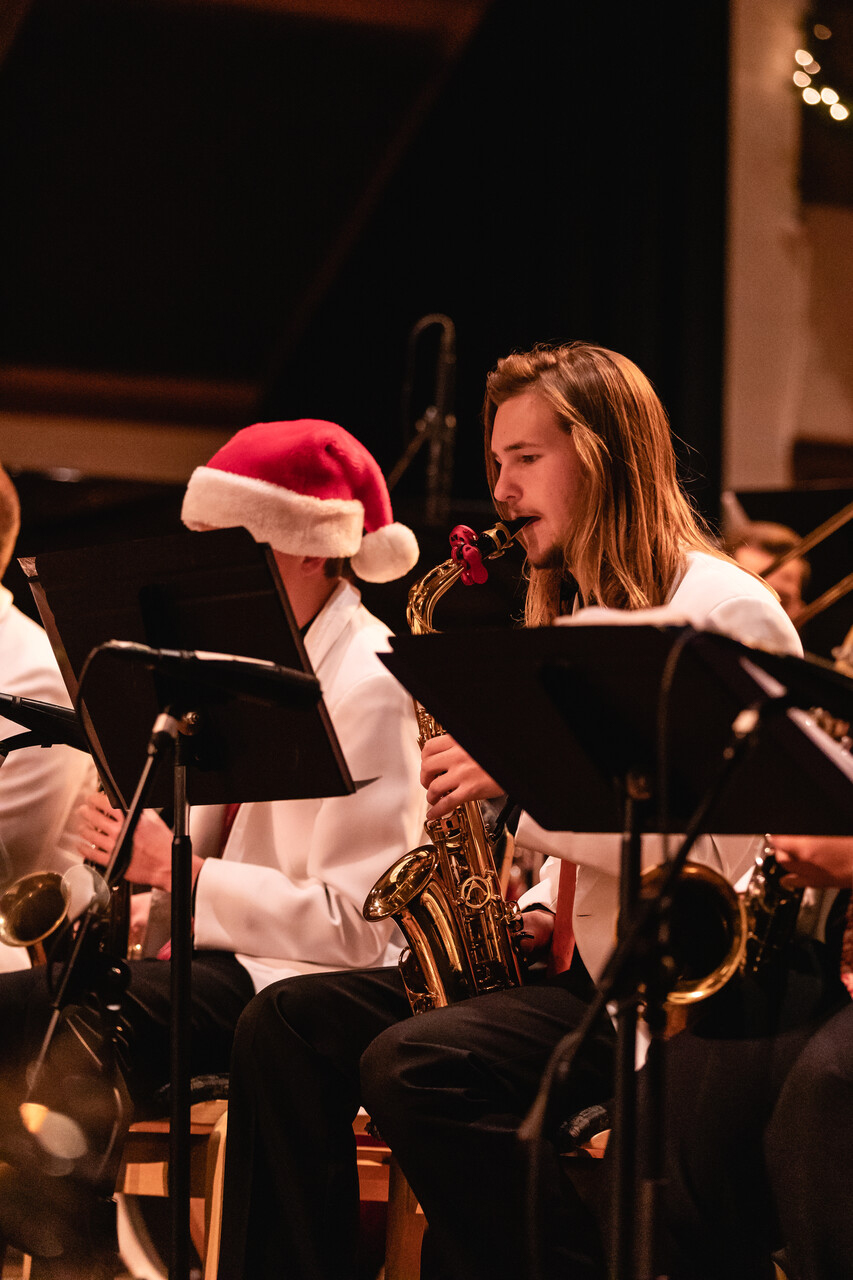 A weekend of music in Greenville features GU's jazz band and a performance of Handel's Messiah