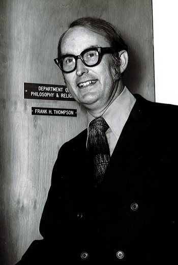 GU remembers Professor Frank H. Thompson, 1929-2021