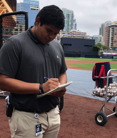 From Quiet to Confident: Martinez on Networking and Interning With the San Diego Padres