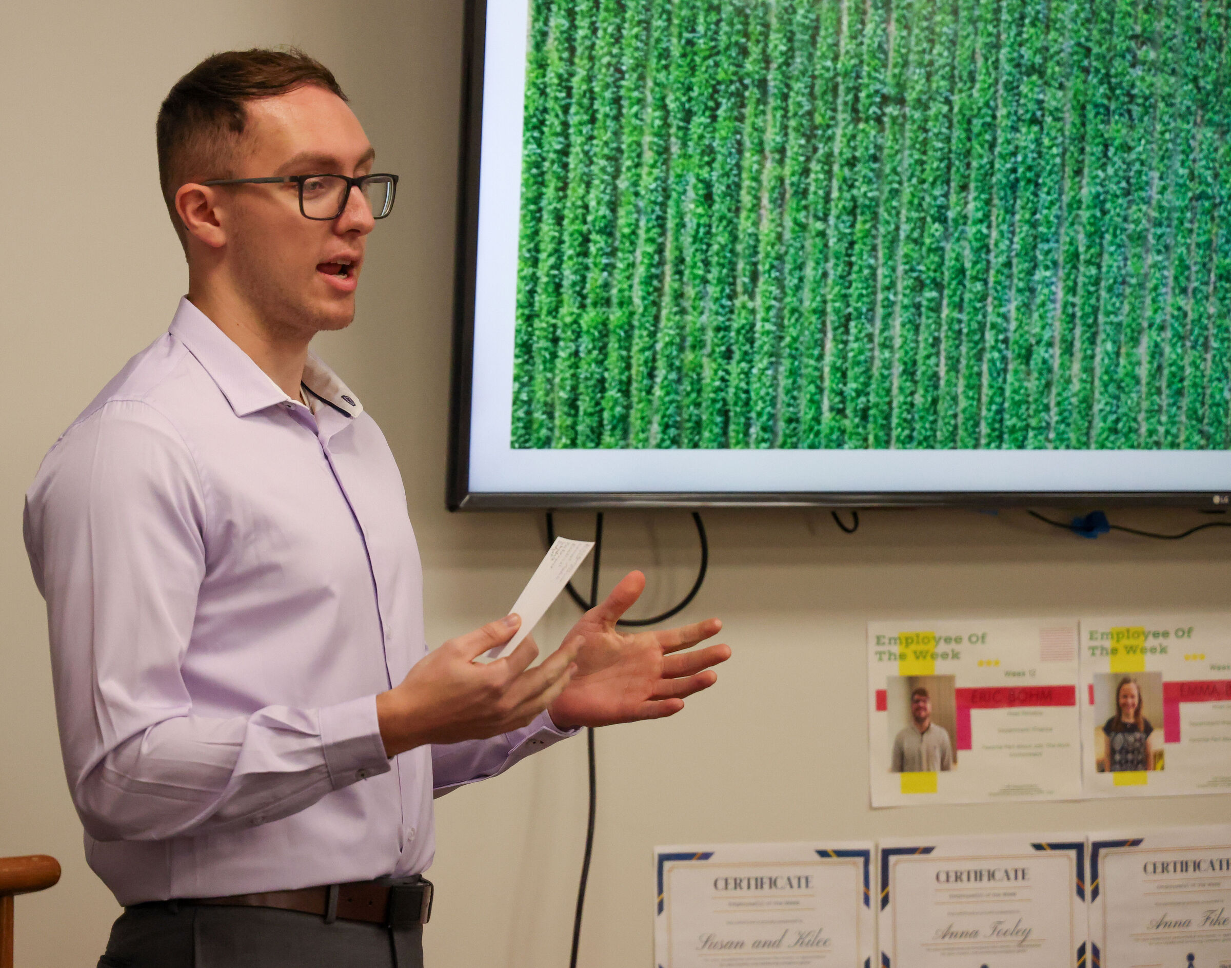 Engineering students design autonomous crop-surveying rover