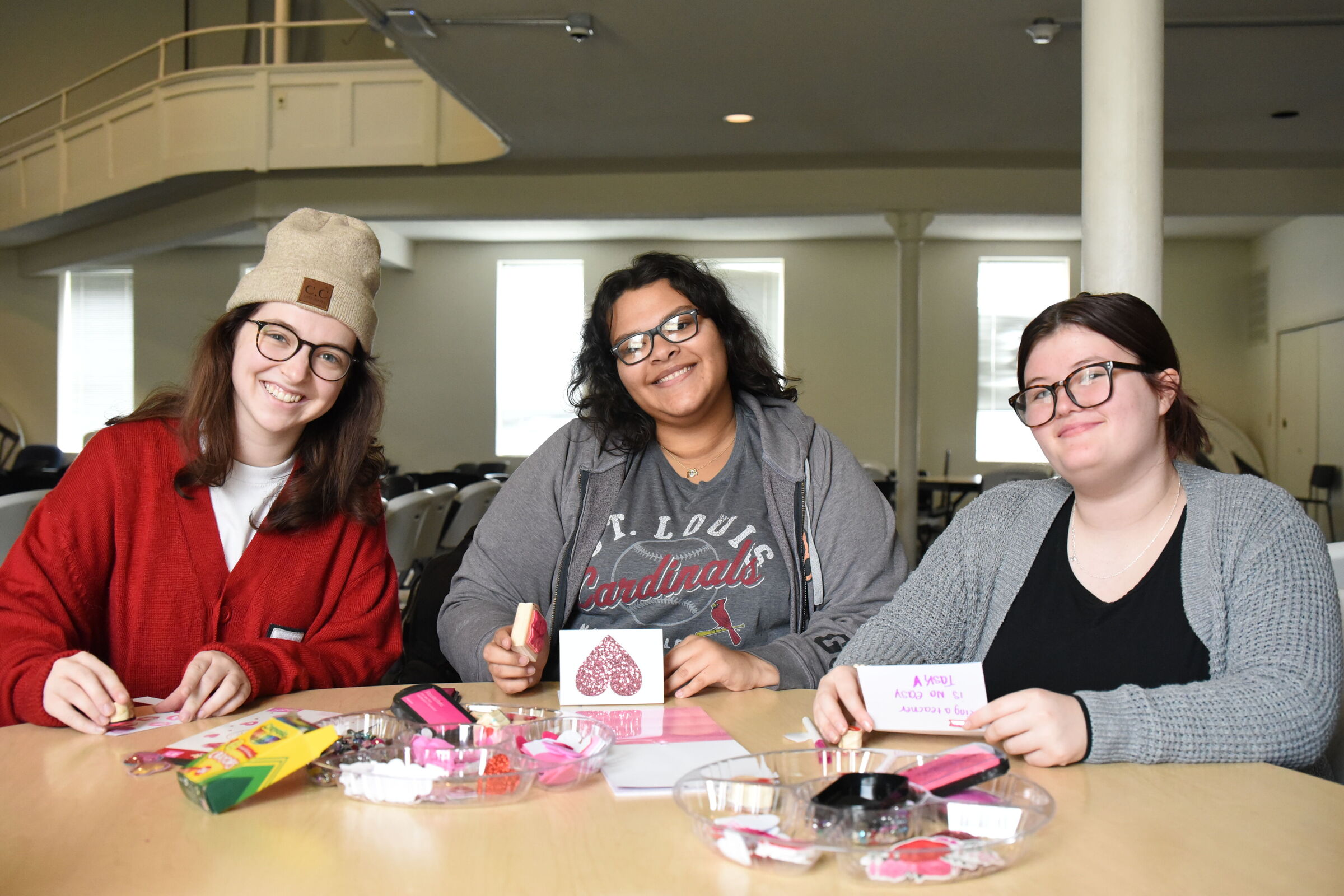 GU education majors spread the love through hand-made Valentines